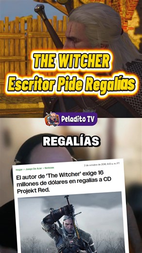 El Autor de The Witcher exige Regalías por las ventas del videojuego The Witcher 3 #thewitcher #thewitcher3 #videojuegos #witcher