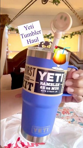 YETI TUMBLER HAUL COLLECTION YETI 25 oz RAMBLER TUMBLER MUG WITH STRAW LID #yeti #tumbler #travelmug
