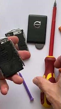 Volvo key fob battery replacement 2019-2025 #shorts #keyfob #volvo