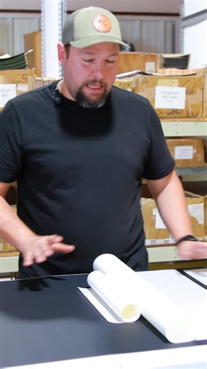 Our adhesive rolls and sheets give makers the versatility they need. Available in three sizes: 12-inch rolls 24-inch rolls 12x24 sheets Each one is precision-made at 5m thick, waterproof, weather-resistant, non-toxic and laser-safe. Check it out by clicking on our bio! | Patch Crafters