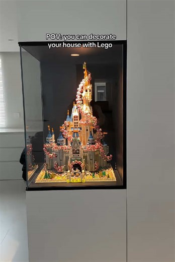 Check out the full video on decorating my new home with the Lego Classic Disney Castle.#lego #legodisney #disneycastle #disney #fyp