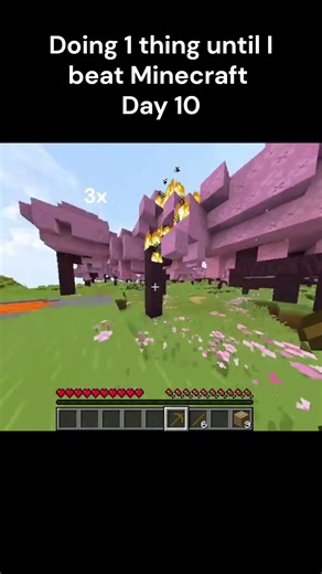 Minecraft But I Can Only Do ONE Thing #minecraft #challenge #shorts #babydance