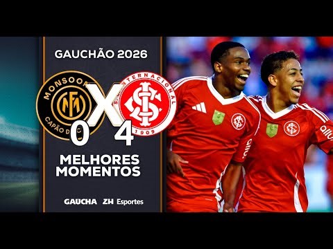 MONSOON 0x4 INTER | MELHORES MOMENTOS | GAUCHÃO | 15/01/2026