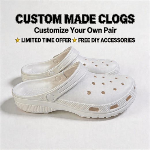 Custom Photo Crocs | Personalized Clogs With Free DIY Kit | Limited Time - Etsy