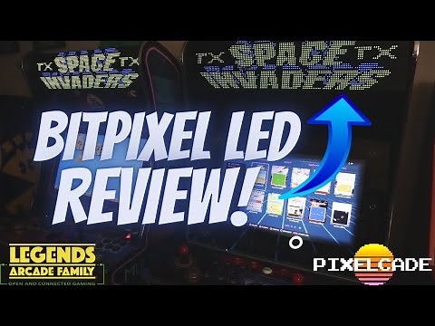 AtGames Legends BitPixel LED Marquee - How to Install & Review!