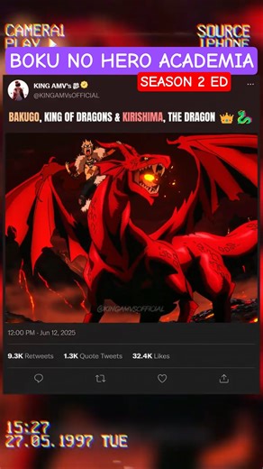 BAKUGO, KING OF DRAGONS & KIRISHIMA, THE DRAGON 👑🐉 | #myheroacademia #edit #amv #mha #anime