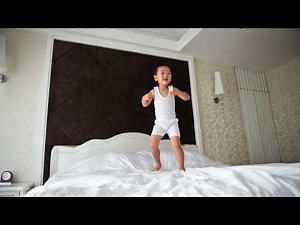 Jumping on bed sound effect