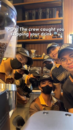 232 reactions · 17 shares | POV: The crew caught you skipping your drink ☕ No escaping us  #Gotcha #GoodVibesOnly #barokcafe #funnymoments #forfun #fyp | Barok Cafe & Resto | Facebook