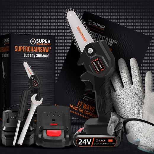 The SuperSaw - Ultra-Powerful Handheld Chainsaw (Limited Time Sale)