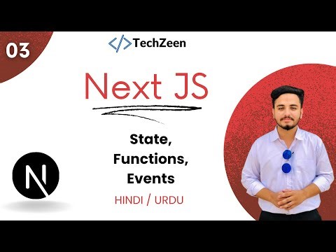 Next JS 14 Tutorial #03 : Events, Functions & State | Beginner's Guide | The Techzeen #2024 #nextjs