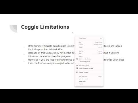 Cal Spellings AI Teardown 2, What is Coggle and How to Use it