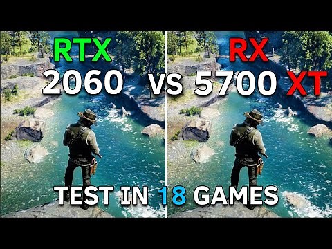 RX 5700 XT vs RTX 2060 | Test In 18 Games at 1080p | 2023