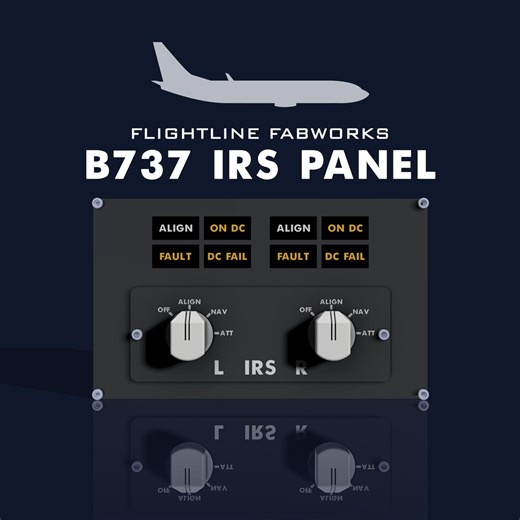 B737 IRS Overhead Panel | MSFS 2020 & 2024 Compatible | Flight Simulator Controller | Home Cockpit Parts - Etsy