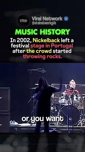 Nickelback Left the Stage After This Happened