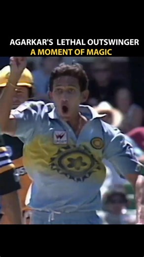 Ajith Agarkar Magical out swinger - Anaylsis #cricket #cricketlover #vintagecricket #short