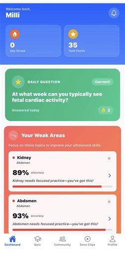 First ultrasound community and learning app all in one! A place to learn and chat with like minded people. Download now on the Apple App Store #ultrasoundtech #ultrasoundstudent #sonographystudent #sonographer #ultrasound