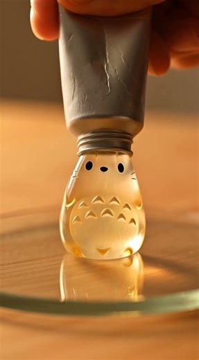 Satisfying Totoro Jelly Squeeze ASMR Clean Extrusion Sounds