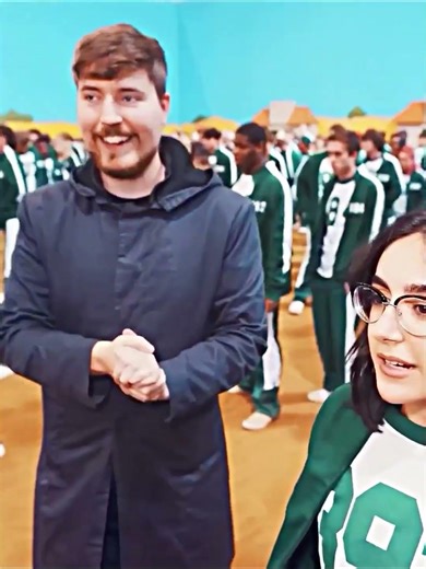MrBeast Squid Game: Green Light, Red Light Challenge! 🏃‍♂️💨 #mrbeast #viralshorts #trending