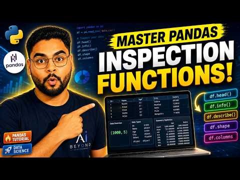 Python Pandas Series #1 | Data Inspection Functions for Beginners