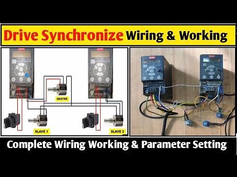 How to Synchronize Variable Frequency Drive! Vfd Synchronize Wiring and Working