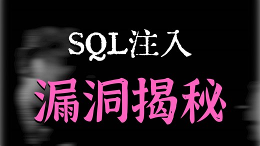 一分钟教你玩转SQL注入（网络安全/黑客技术）
