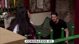 "I think she has a right to know what sort of lad she's seeing". A furious Alya threatens to destroy Ryan's new relationship with Bethany. But will she go through with it? Tap for #TeamCorrie 👉http://bit.ly/BSACorrie Thank you ❤️ | Coronation Street