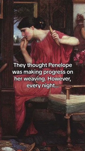 She Waited 20 Years for Odysseus—And Outsmarted Every Suitor #history #art #painting