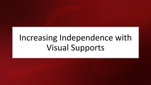 Module: Strategies for Students with Autism and Beyond in the General Education Classroom: Tier 1,2, and 3 Supports for Students Participating in Grade Level Curricula - Micro Lesson: Increasing Independence with Visual Supports (16 min)