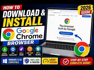 How to Download & Install Google Chrome Browser | Official Setup Guide (2026)