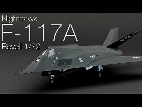 F-117A Nighthawk Stealth Fighter 1/72 Revell 03899 Model Build | RWO Models