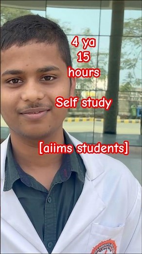 AIIMS Students' Secret: Study Hours 📚 #aiimsdrsures #mbbs #neet #mbbs #doctor #aiims