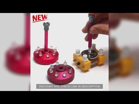 0.8mm-2.0mm Watch Hands Fitting Setting Presser Pusher Setter with 8 Accessory Alloy Steel Watch Nee