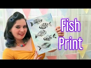How to make Watercolour Fish Print in Art Club with Miss Burford