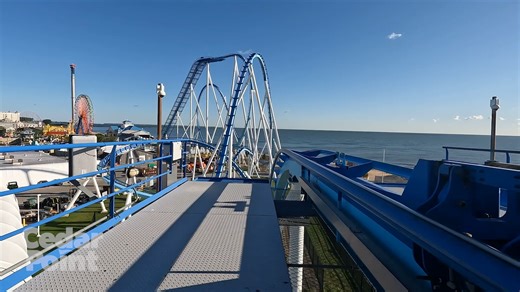 😍 Is #GateKeeper your fav?! 😍 GateKeeper makes a statement - from the moment you walk in to #CedarPoint, you know you're at The Roller Coaster Capital of the World! Show this beloved roller coaster some love in the comments. 💙🩵🧡 | Cedar Point