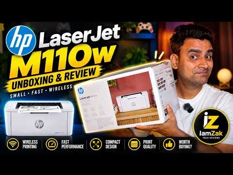 HP LaserJet M110w Review & Unboxing – Is This the BEST Compact Laser Printer? #printer #hp #laserjet