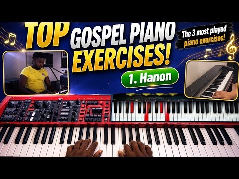 Gospel Piano lessons:3 Piano Simple Scale Exercise for building technique