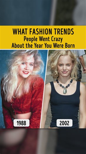 What fashion trends people went crazy about the year you were born: | SatisFact