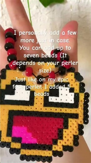 How to attach a perler onto kandi!! #kandi #perler #beads #beadedbracelet #plur #trending #fyp #wow