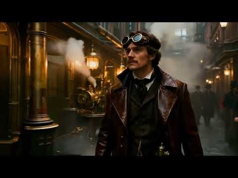 2分钟带你走进蒸汽朋克城市 | Explore a Steampunk City in 2 Minutes (AI Cinematic)