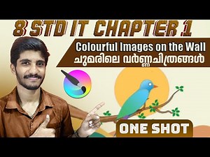 8std IT Chapter 1 Colourful Images on the wall | Krita Software | ICT New syllabus | Mal and Eng