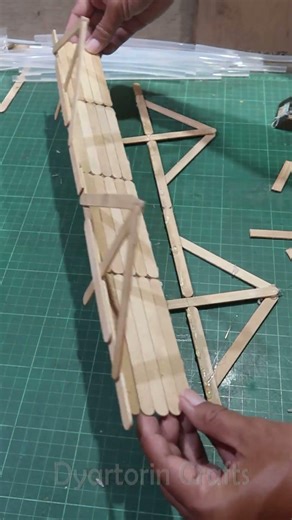 popsicle stick bridge project #shorts