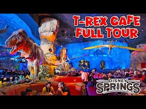 Inside the T Rex Cafe | Disney Springs Prehistoric Restaurant Tour (2025) [4K]