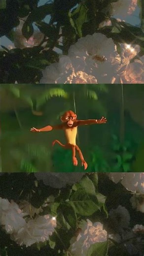 Monkey Swinging on Tree Breaks! Hilarious & Exaggerated