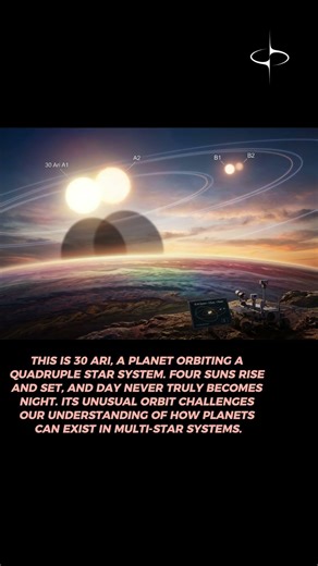 The Planet With 4 Suns in Its Sky (30 Ari)
