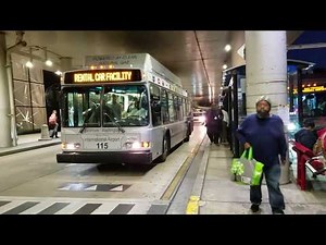 BWI Airport Shuttle:Night Bus Action