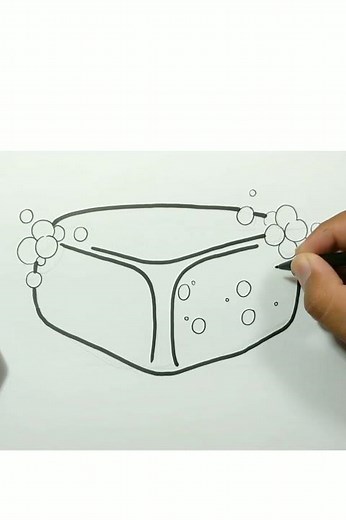 How to Draw A Sponge