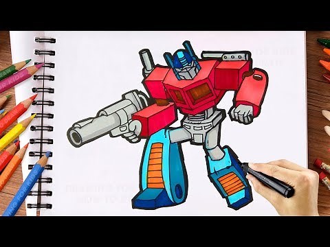 Drawing for kids How to Draw Optimus Prime - Transformers | Drawing for kids | Step by step