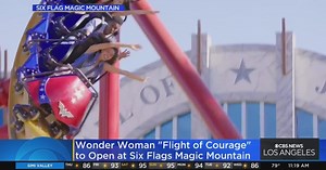 Wonder Woman themed roller coaster to open at Six Flags Magic Mountain on Saturday