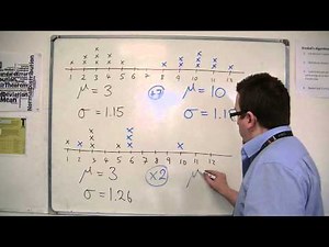 AQA Statistics 1 1.06 Scaling the Mean and Standard Deviation