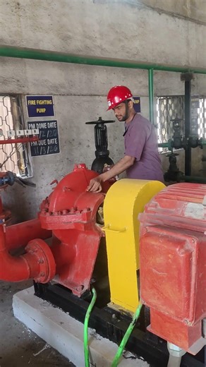 Fire motor pump room #pumproom